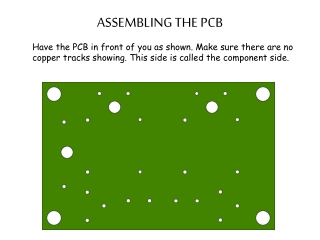 ASSEMBLING THE PCB