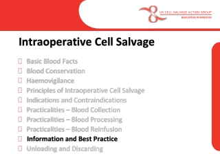 Intraoperative Cell Salvage