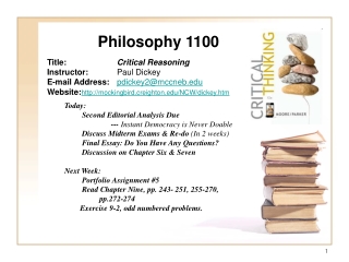 Philosophy 1100