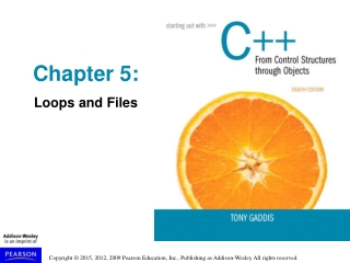 Chapter 5: Loops and Files