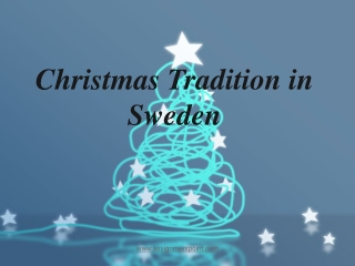 Christmas Tradition in Sweden