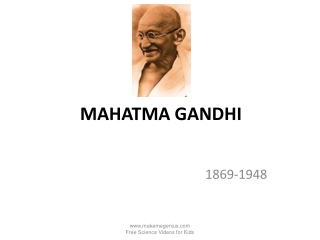 MAHATMA GANDHI