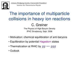 The importance of multiparticle collisions in heavy ion reactions