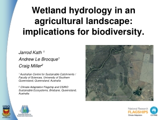 Wetland hydrology in an agricultural landscape: implications for biodiversity.