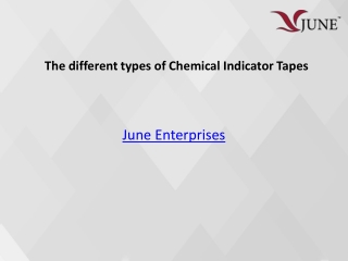 The different types of Chemical Indicator Tapes