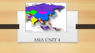 Asia Unit 4