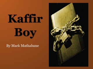 Kaffir Boy