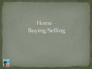 Home – Buying/Selling