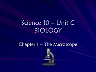 Science 10 – Unit C BIOLOGY