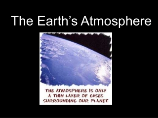 The Earth’s Atmosphere