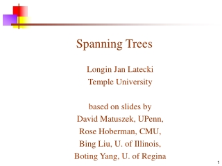 Spanning Trees