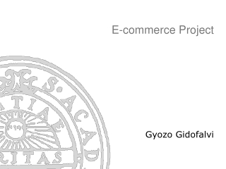 E-commerce Project