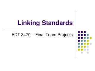 Linking Standards