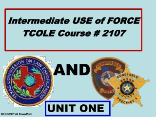 BCCO PCT #4 PowerPoint