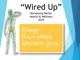 “Wired Up” Harnessing Better Health &amp; Wellness 2019