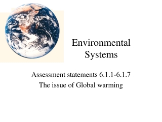 Environmental Systems