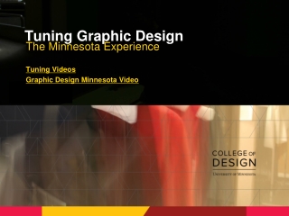 Tuning Graphic Design