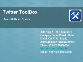 Twitter ToolBox