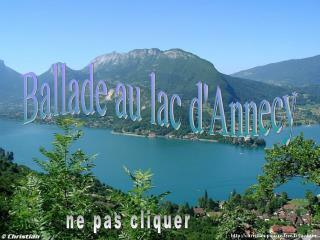 Ballade au lac d'Annecy