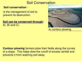 Soil Conservation