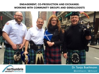 Engagement, Co-production and Exchange: working with community groups and genealogists