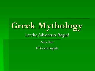 Greek Mythology