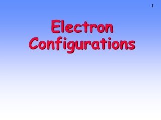 Electron Configurations