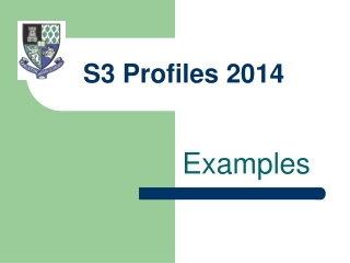 S3 Profiles 2014