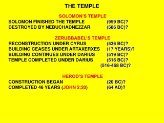 THE TEMPLE