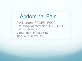 Abdominal Pain