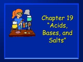 Chapter 19 “Acids, Bases, and Salts”