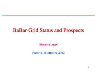 BaBar-Grid Status and Prospects