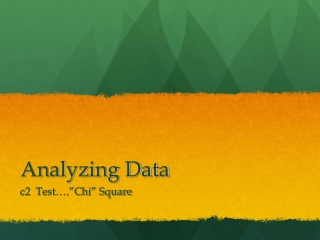 Analyzing Data