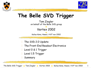 The Belle SVD Trigger