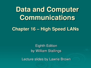 Data and Computer Communications