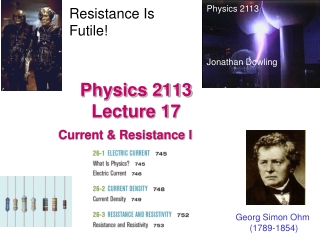 Physics 2113 Lecture 17