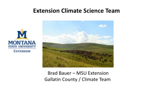 Extension Climate Science Team