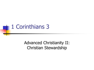 1 Corinthians 3