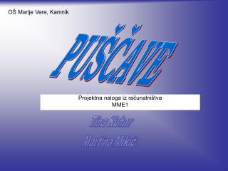 OŠ Marije Vere, Kamnik