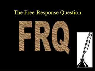 The Free-Response Question