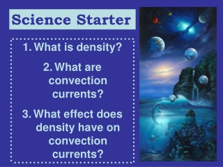 What is density? What are convection currents?