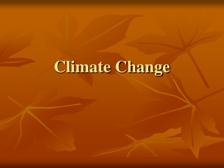 Climate Change