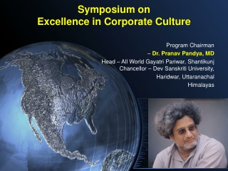 Symposium on Excellence in Corporate Culture