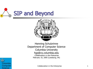 SIP and Beyond