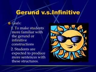 Gerund v.s.Infinitive