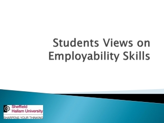 Students Views on Employability Skills