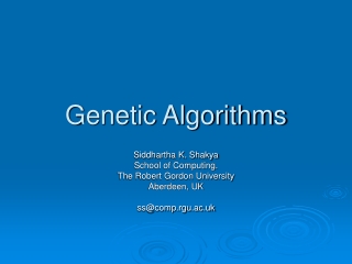 Genetic Algorithms