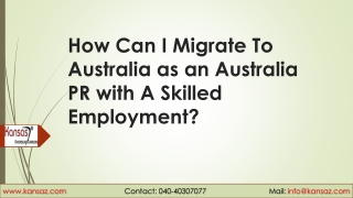 How to apply for Australia PR?