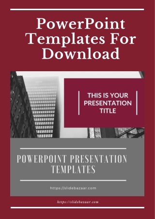 PowerPoint Templates For Download