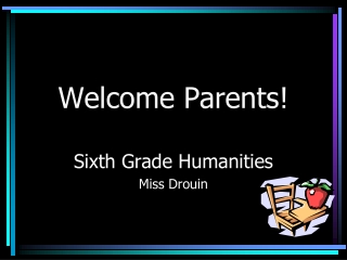 Welcome Parents!